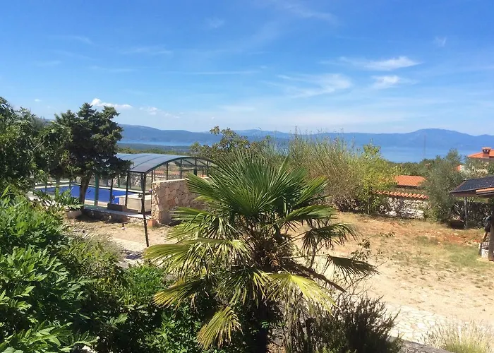 펜션 Guki Mit Ueberdachtem Pool Und Meerblick 말린스카